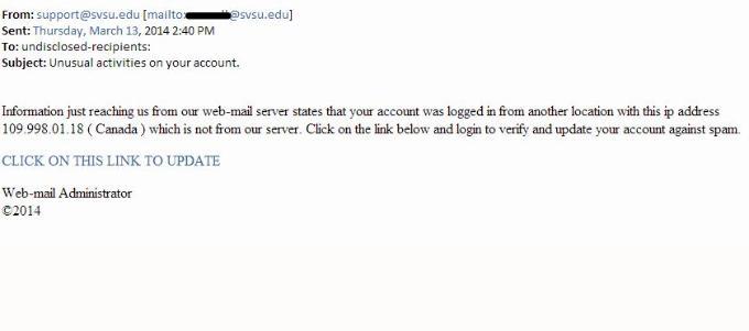 Phishing Example